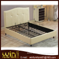 modern white leather bed for sale